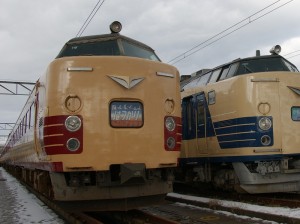 特急はつかり・青森車両基地