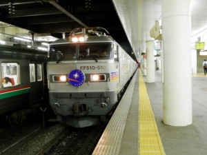 仙台駅・寝台特急カシオペア