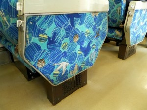 キハ54系500番代・座席のモケット柄