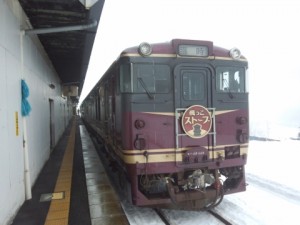 鳴子温泉駅・ストーブ列車