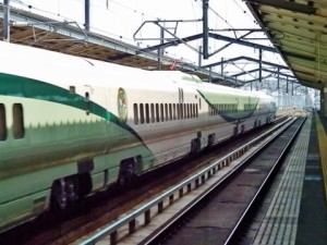 とれいゆつばさ号のサイドライン