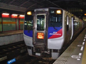 夜の特急うずしお号