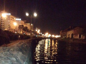 小樽運河の夜景