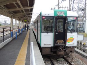 快速最上川・酒田駅にて-ark