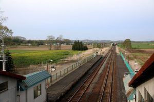 在りし日の東追分駅