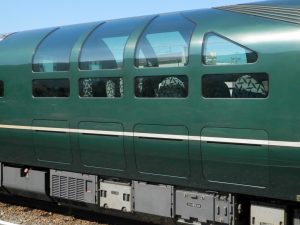トワイライトエクスプレス瑞風の展望ラウンジ