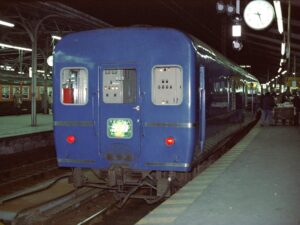 寝台特急出羽。電源車