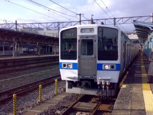関門直通列車用の415系ステンレス車