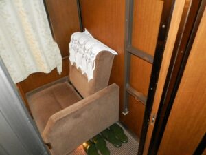 シングルツインの入口寄り席
