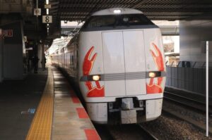 カニラッピングの289系貫通型